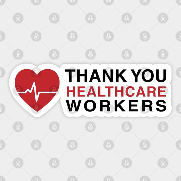 Thank You Healthcare Workers Sticker by stuffbyjlim